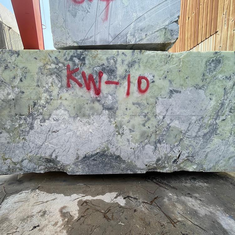 green marble slab