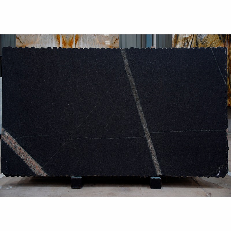 #Thunderbolt Black Granite Slab