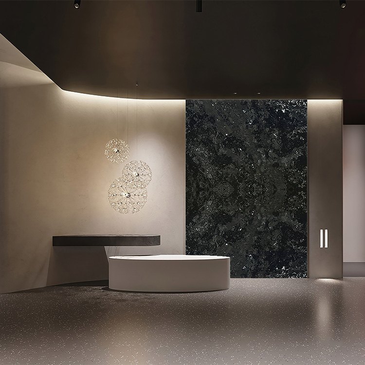 #Calacatta black Quartzite wall